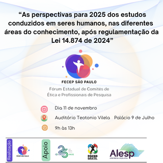 As perspectivas para 2025 dos estudos conduzidos em seres humanos nas diferentes áreas do conhecimento após regulamentação da Lei 14.874 de 2024 320 x 320 px