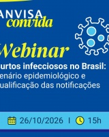 Webinar vai apresentar panorama epidemiológico dos surtos infecciosos no Brasil