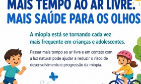 Oftalmologistas alertam para uso de telas e a miopia em crianças